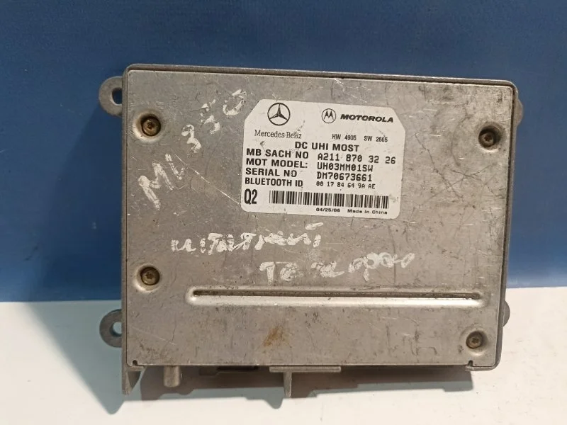 Блок управления штатным телефоном Mercedes-Benz M-class W164 A2118703226