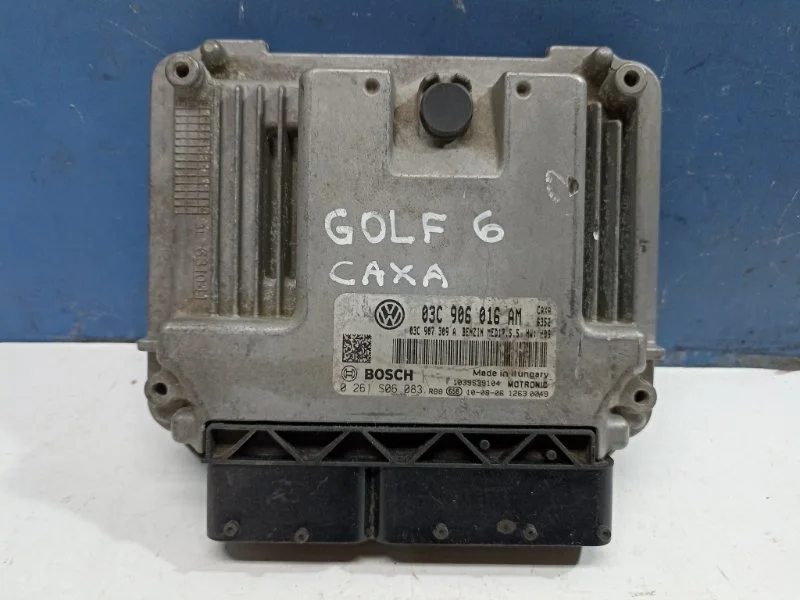 Блок управления двигателем Volkswagen Golf 6 2009-2013 03C906016AM 1.4 CAXA