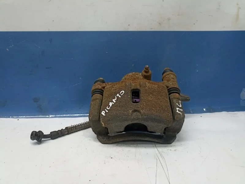 Суппорт тормозной Kia Picanto 2 2013 581101Y300 TA 1.0 G3LA, передний левый