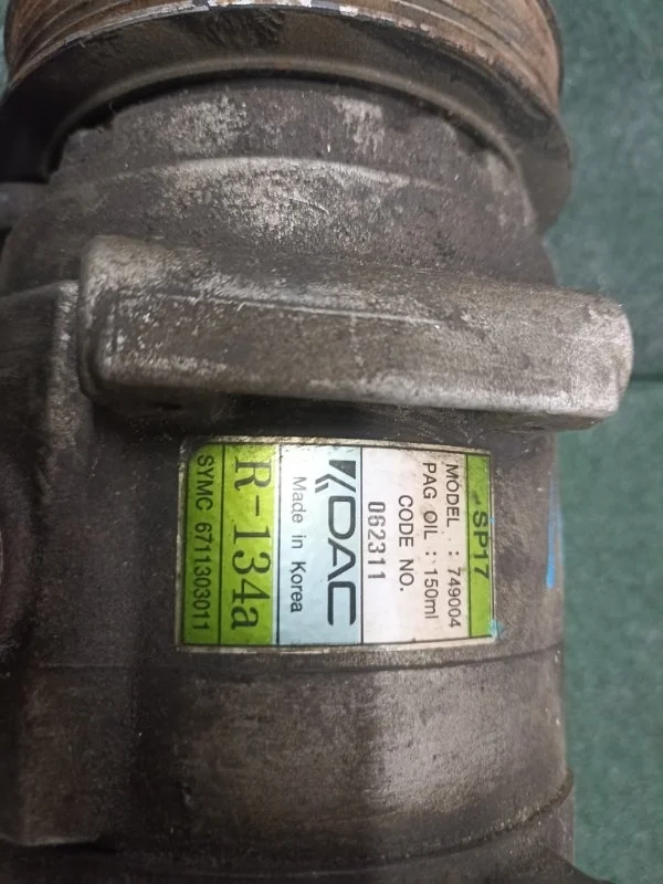 Компрессор кондиционера Ssangyong Actyon Sport 2006-2012 6711303011 2.0D D20DTF
