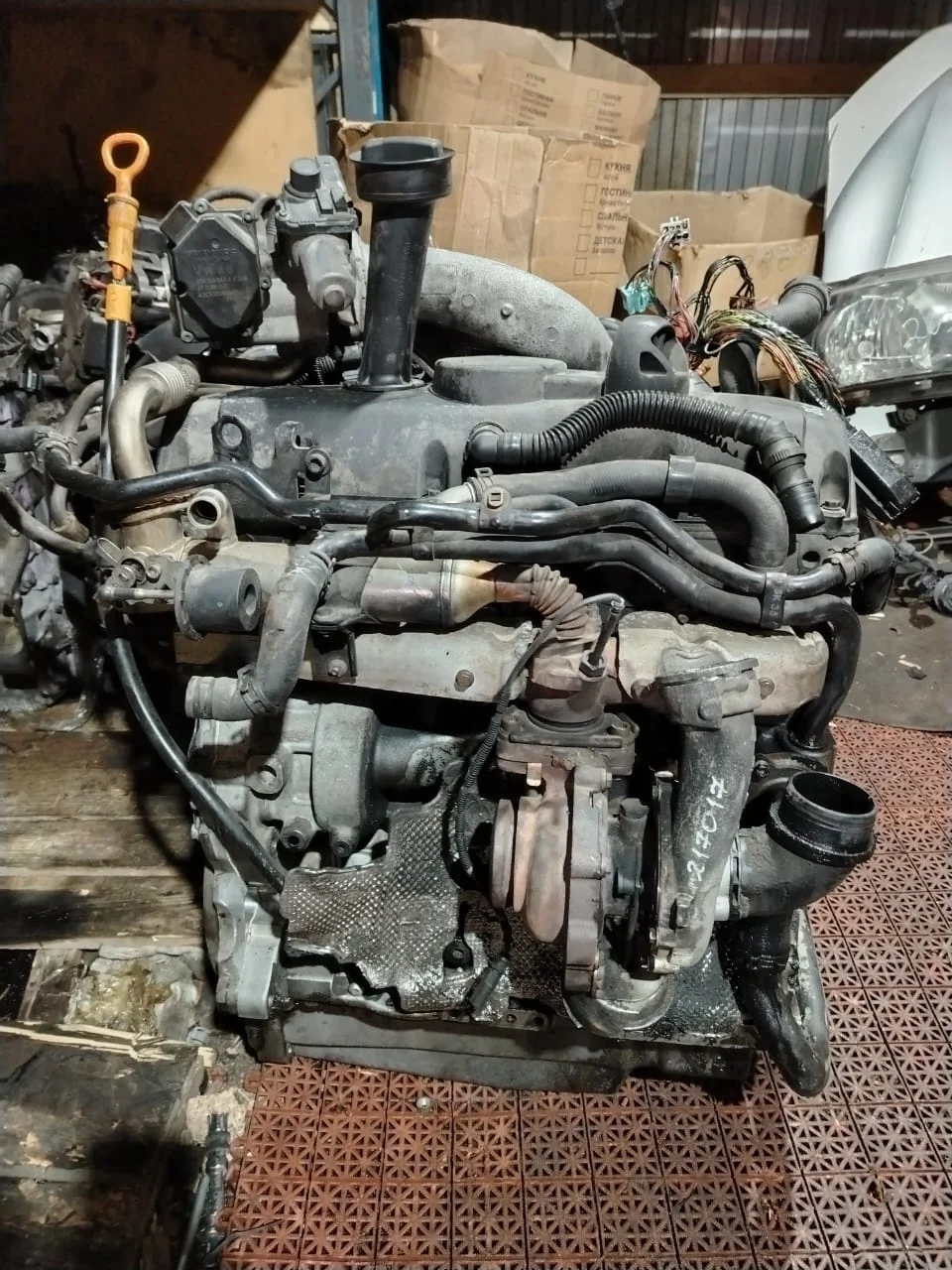 Турбина, турбокомпрессор VOLKSWAGEN TRANSPORTER T5 2,5 BNZ 2004- б/у TRANSPORTER T5(2003-2015)