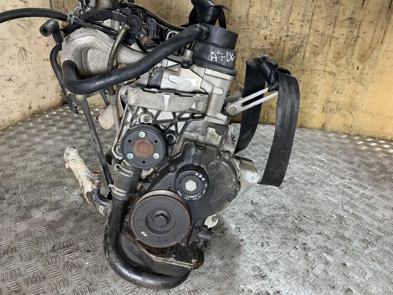 Двигатель 1.4 aqw ame skoda fabia