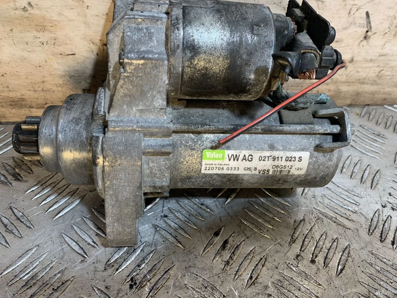 Стартер 1.6 cfna skoda vw audi 02t911023r