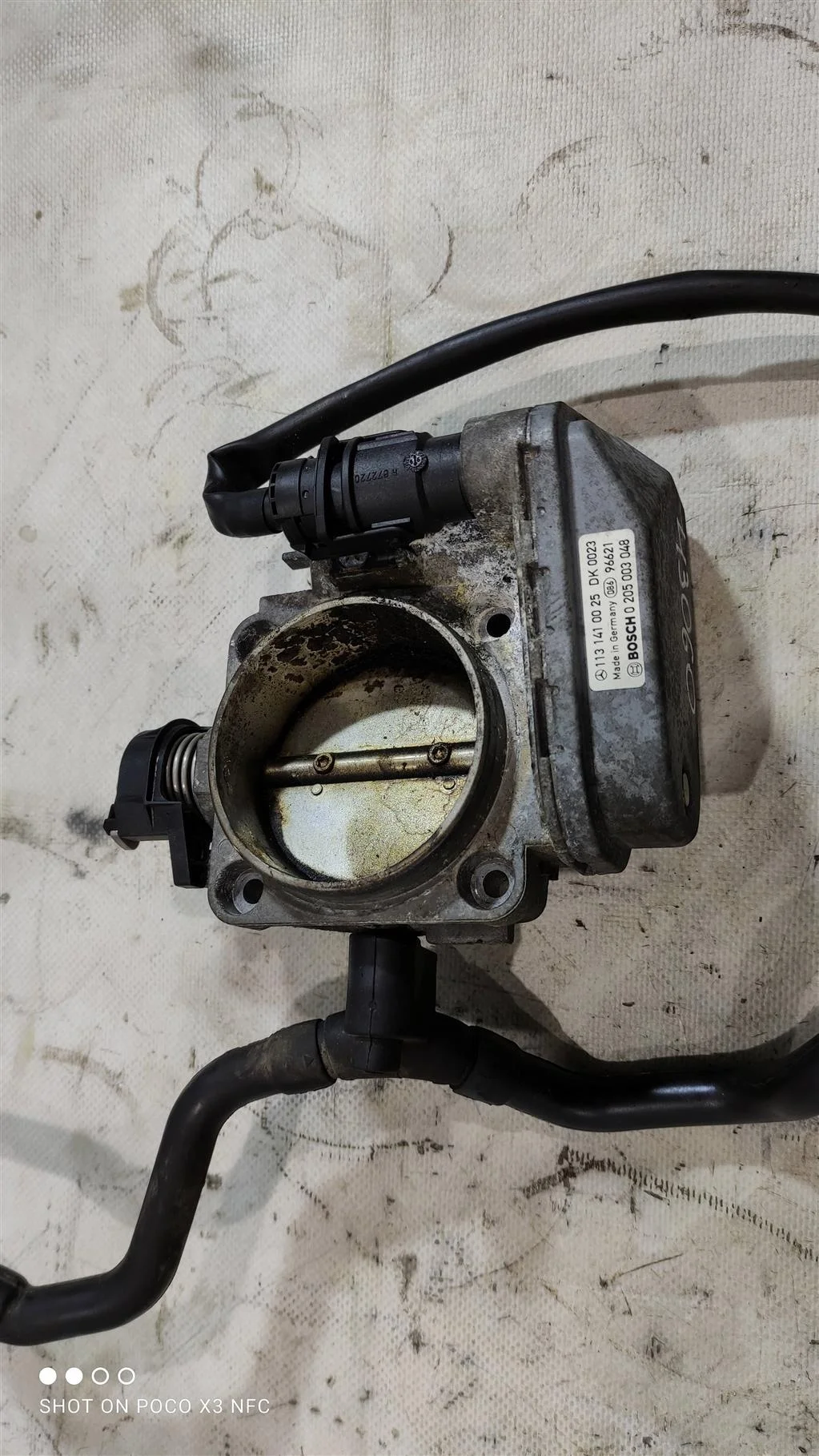 Заслонка дроссельная 1131410025  4.3 Бензин Merce