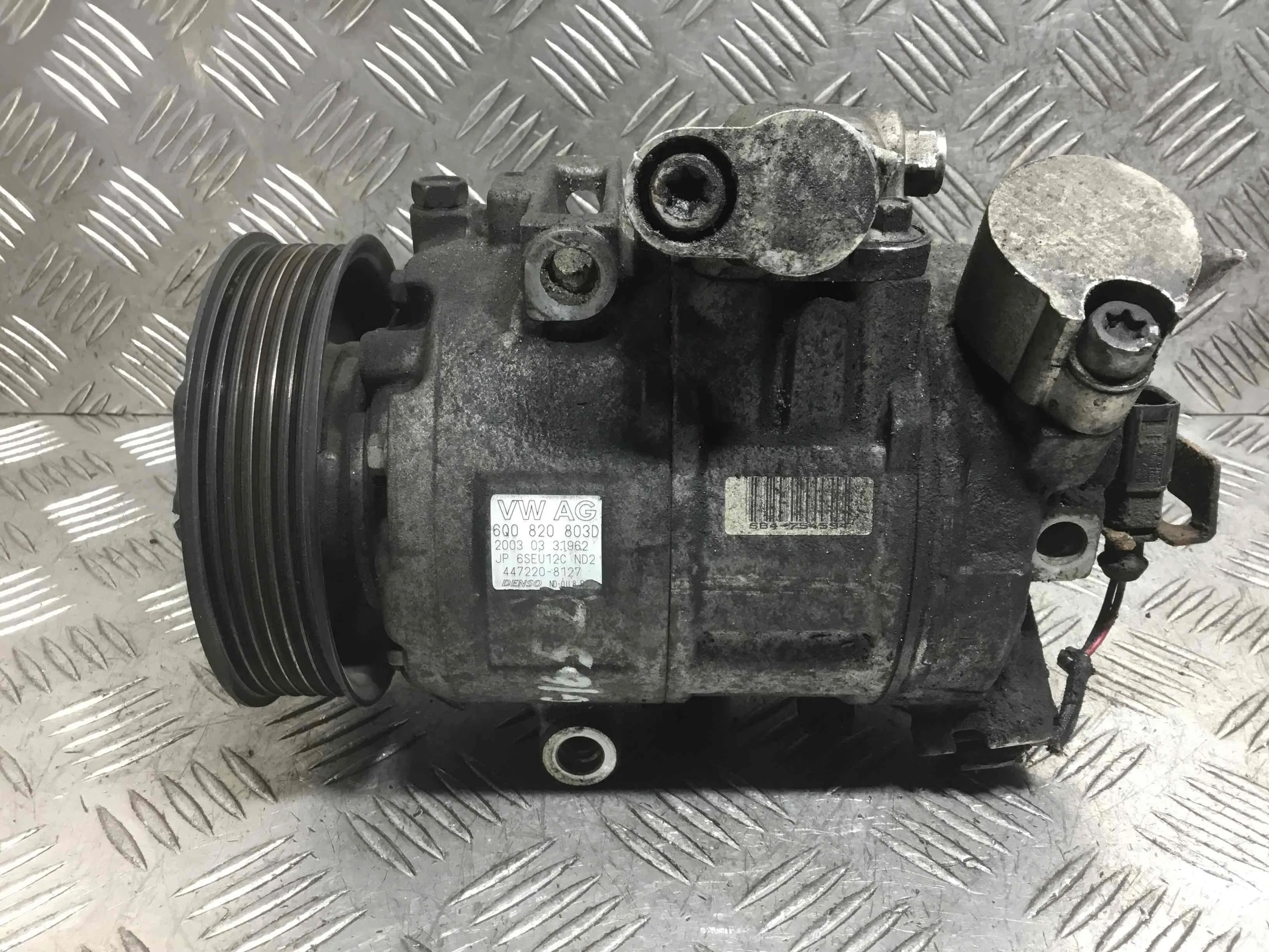 Компрессор кондиционера Skoda Fabia 1 поколение (1999-2004) бензин 1.4 i Механика Универсал