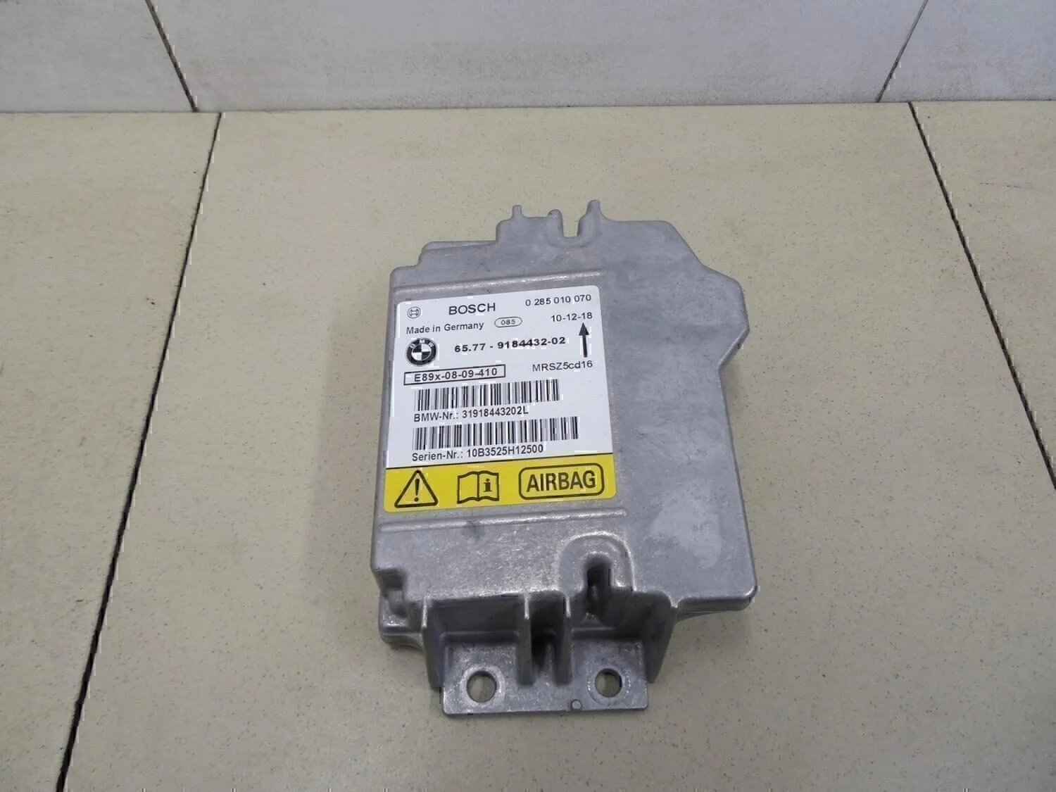 Блок управления AIR BAG 1-серия E82/E88 2006>