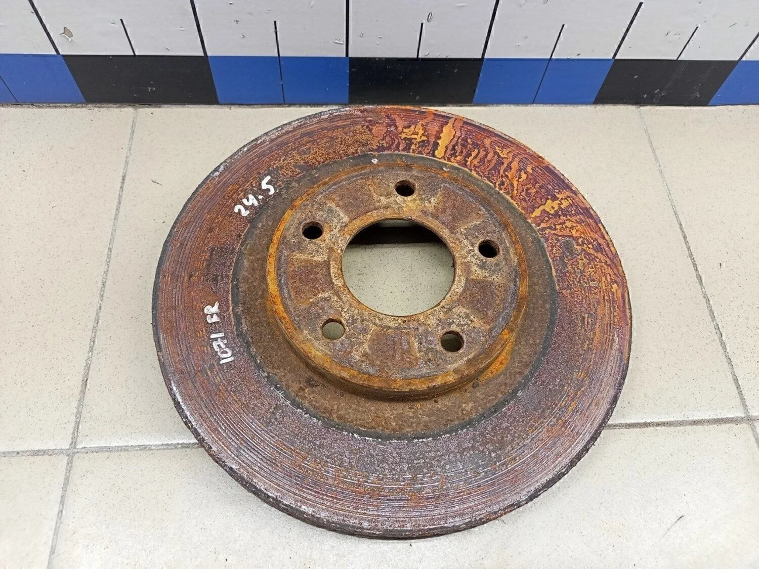 Диск тормозной передний вентилируемый Qashqai (J10) 2006-2014