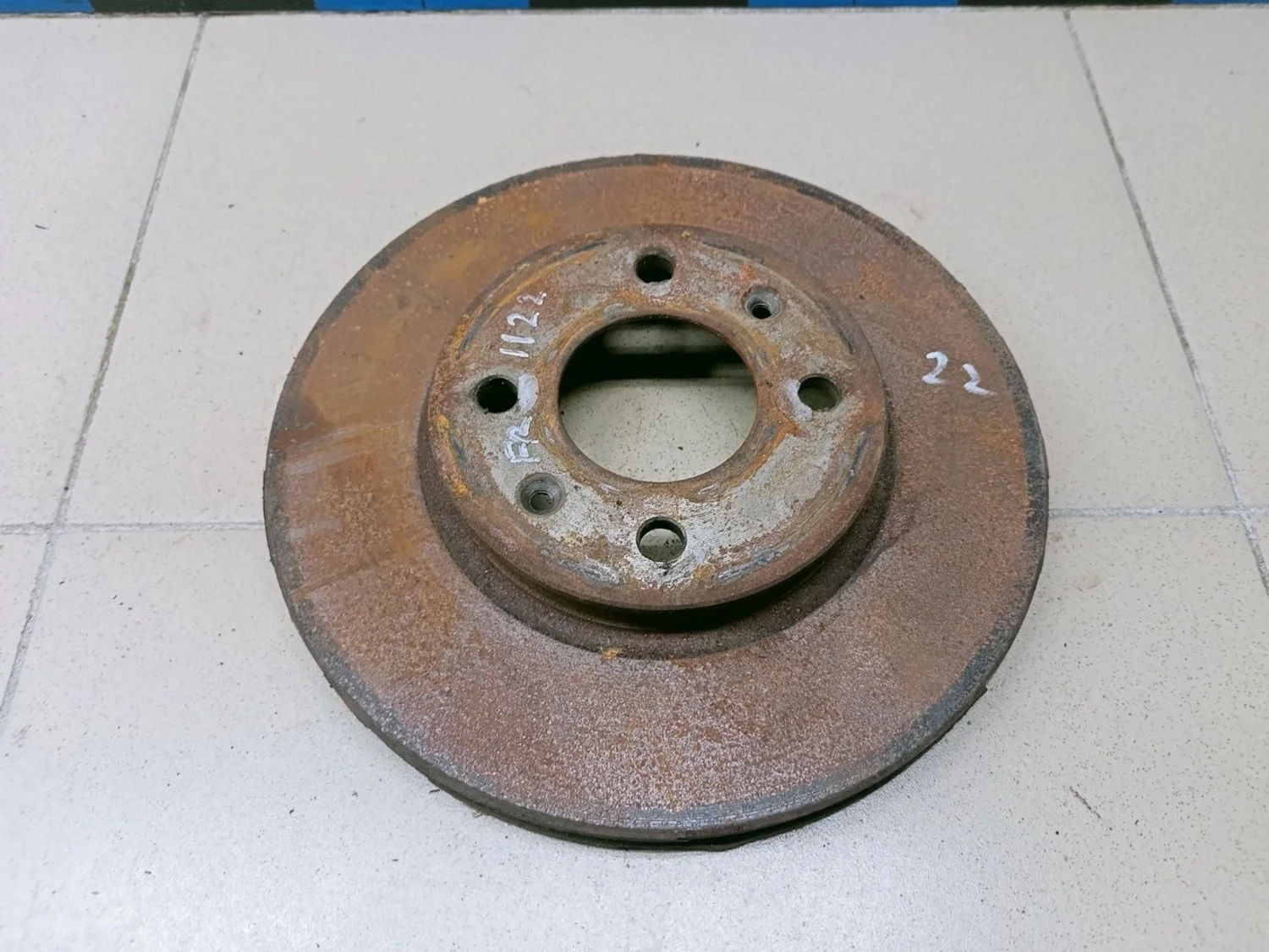 Диск тормозной передний вентилируемый Solaris 2010-2017