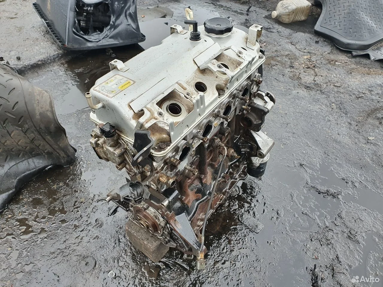 Двигатель mitsubishi lancer 9 cs 1.6 4g18 ланцер