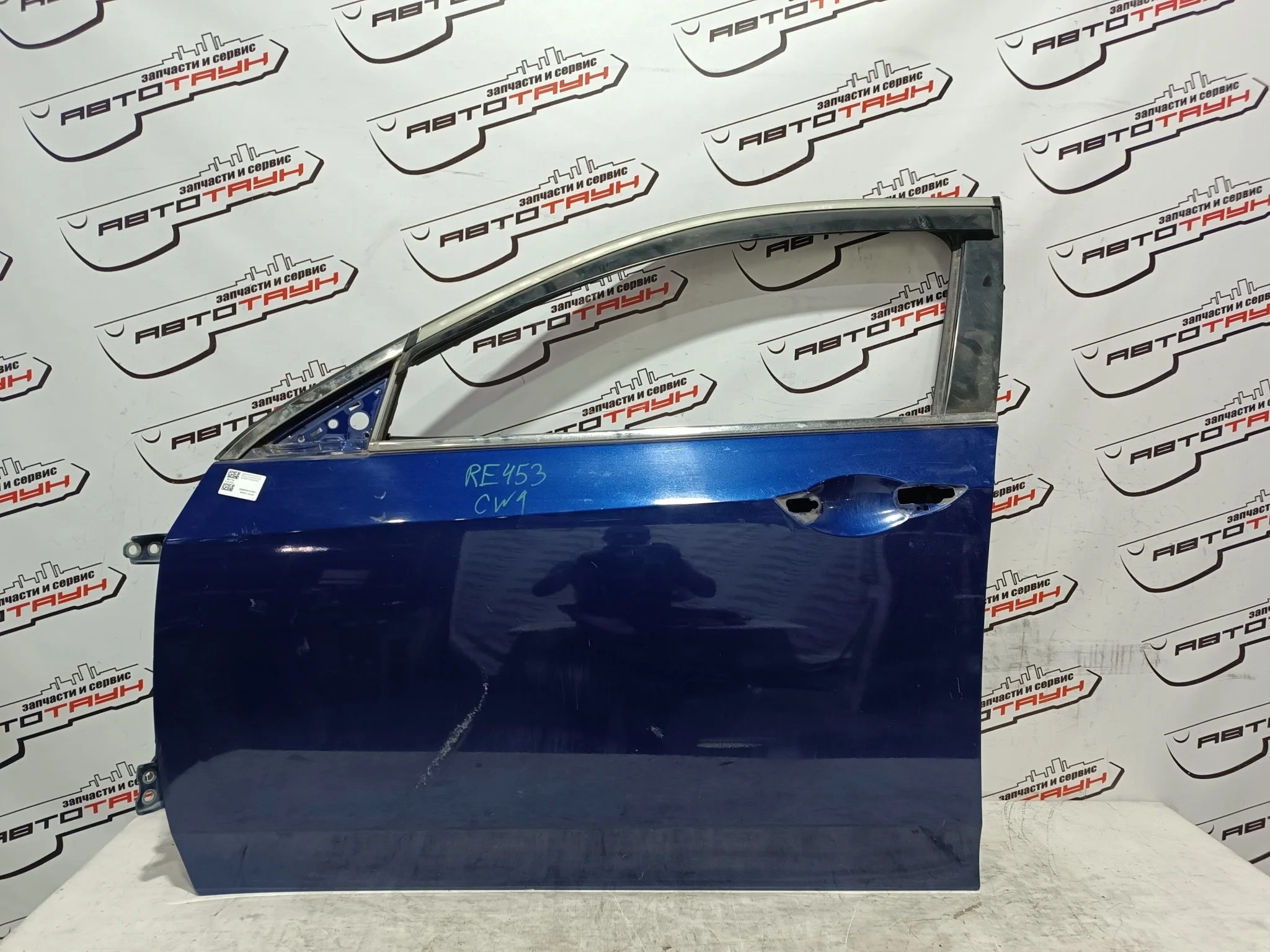 ДВЕРЬ HONDA 67050TL0300ZZ ПЕРЕД ЛЕВО синий, B553P RE453