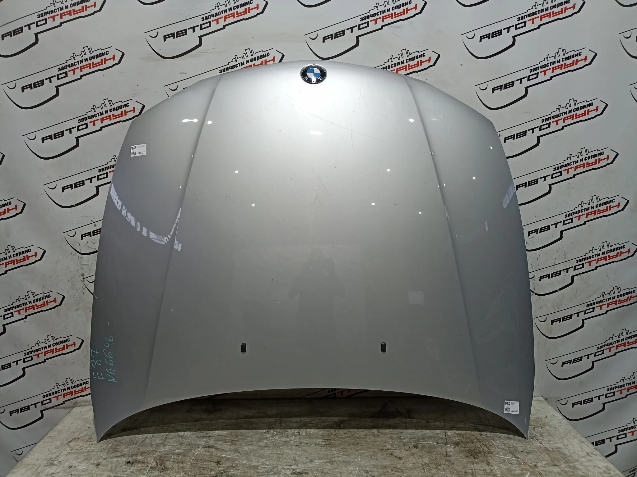 КАПОТ BMW 41627162102 серебро NA6646