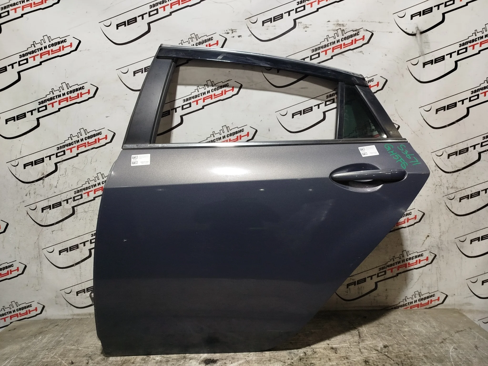 ДВЕРЬ MAZDA ATENZA MAZDA6 GSYM7302XE ЗАДНЯЯ ЛЕВАЯ серый, 32S S3671