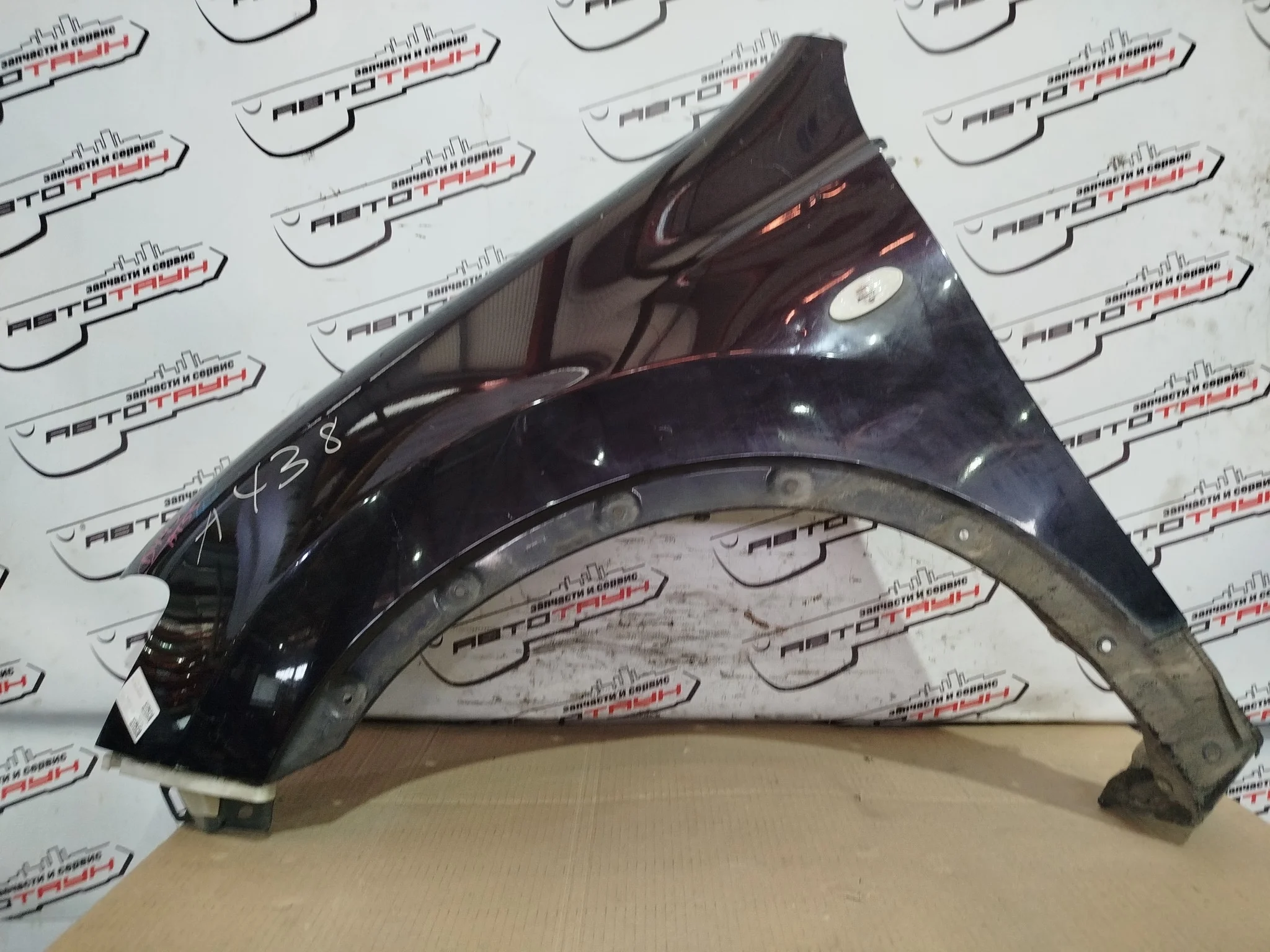 КРЫЛО NISSAN QASHQAI QASHQAI+2 J10 J10E JJ10E F3101BR0MA ПЕРЕДНЕЕ ЛЕВОЕ 2 МОДЕЛЬ черный DY436