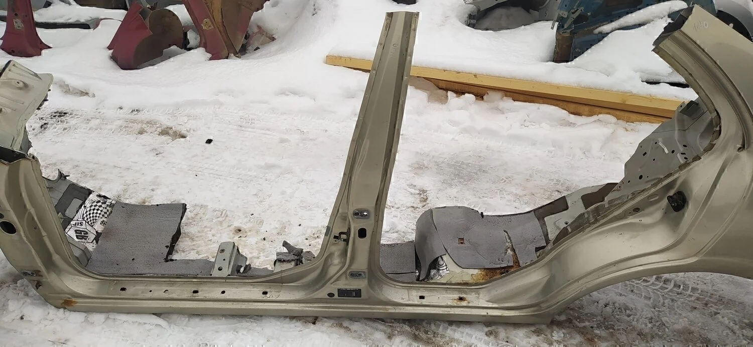 Порог со стойкой левый Almera Classic (B10) 2006-2013