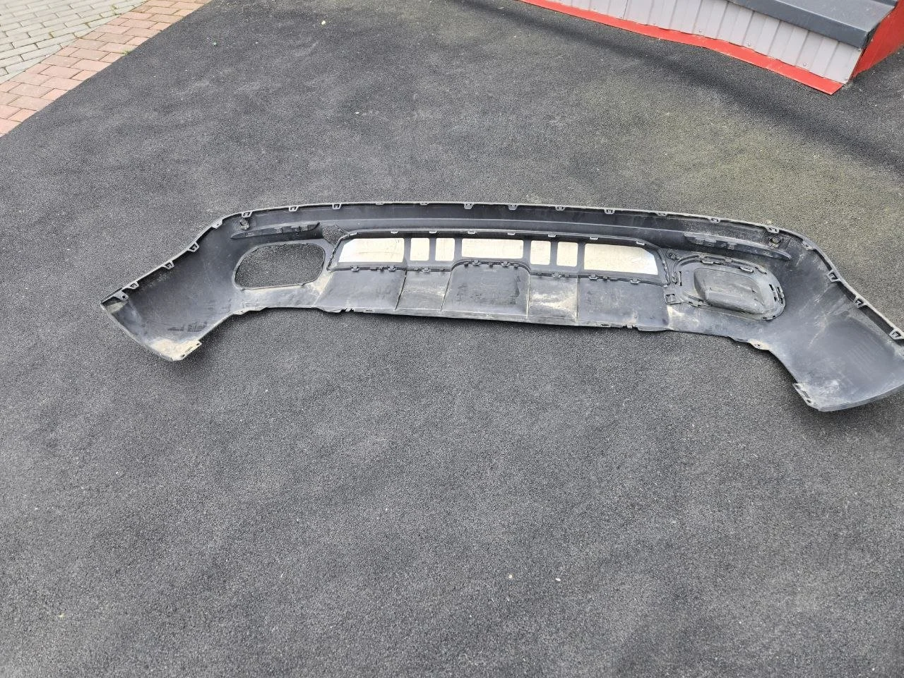 Юбка заднего бампера Mercedes GLE-Class 2018-нв V167 Mercedes-Benz GLE class V167 2018+