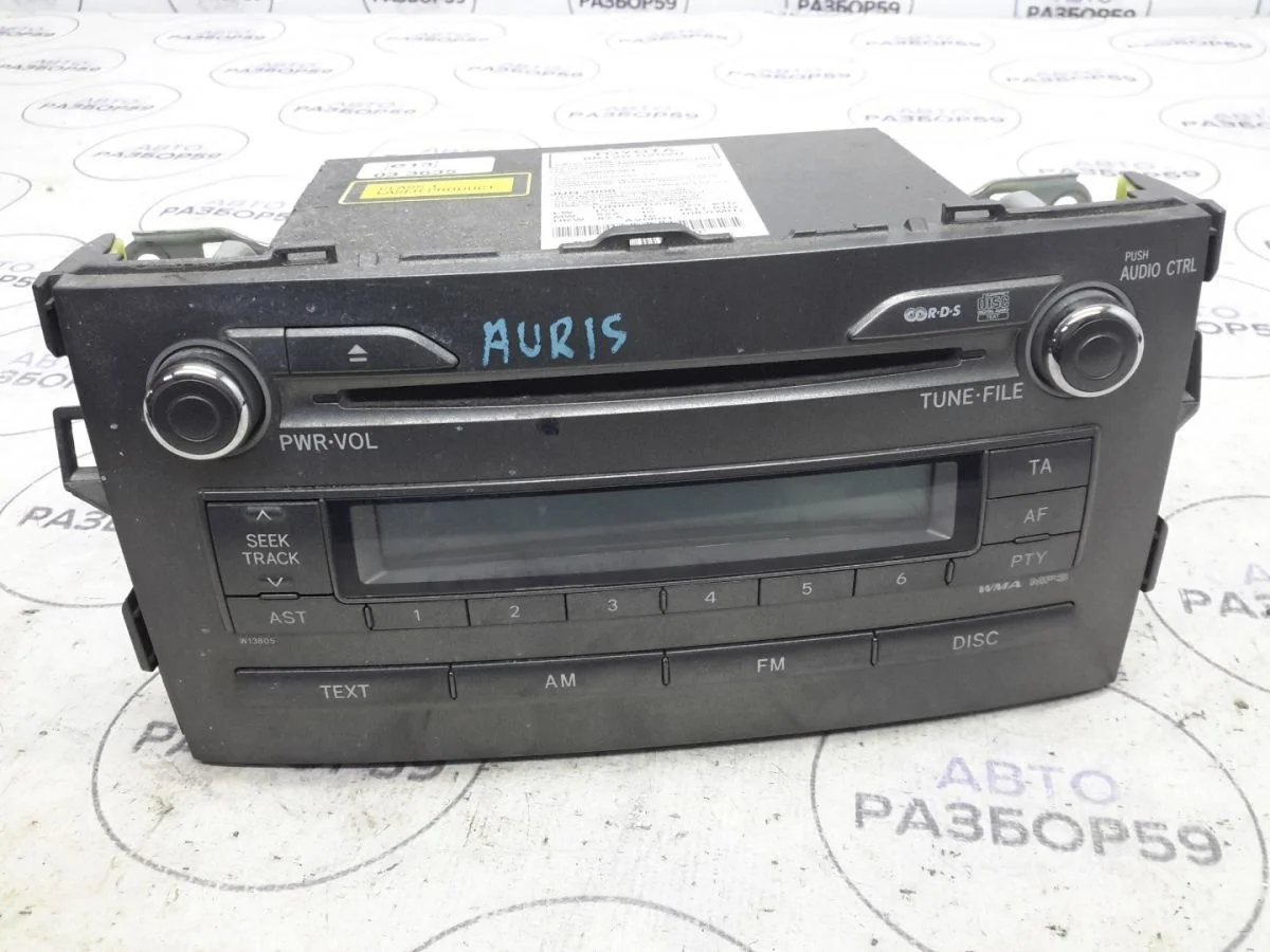 Штатная магнитола Toyota Auris E150 (2006—2010)