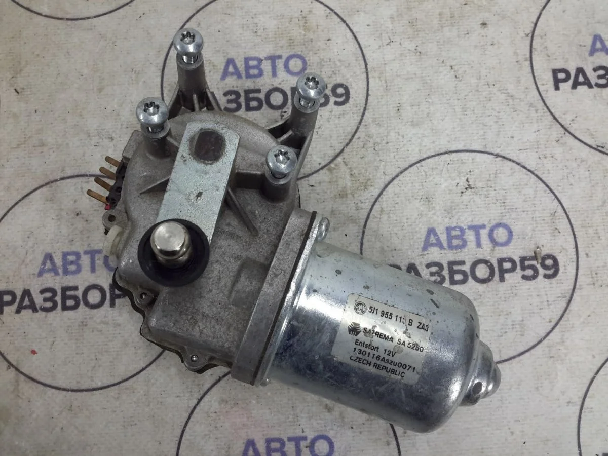Моторчик передних дворников Skoda Fabia II (2007—2010)
