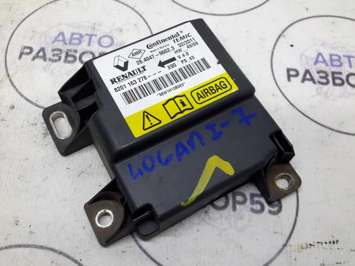 Блок AIR BAG Renault Logan I рестайлинг (2009—2015)