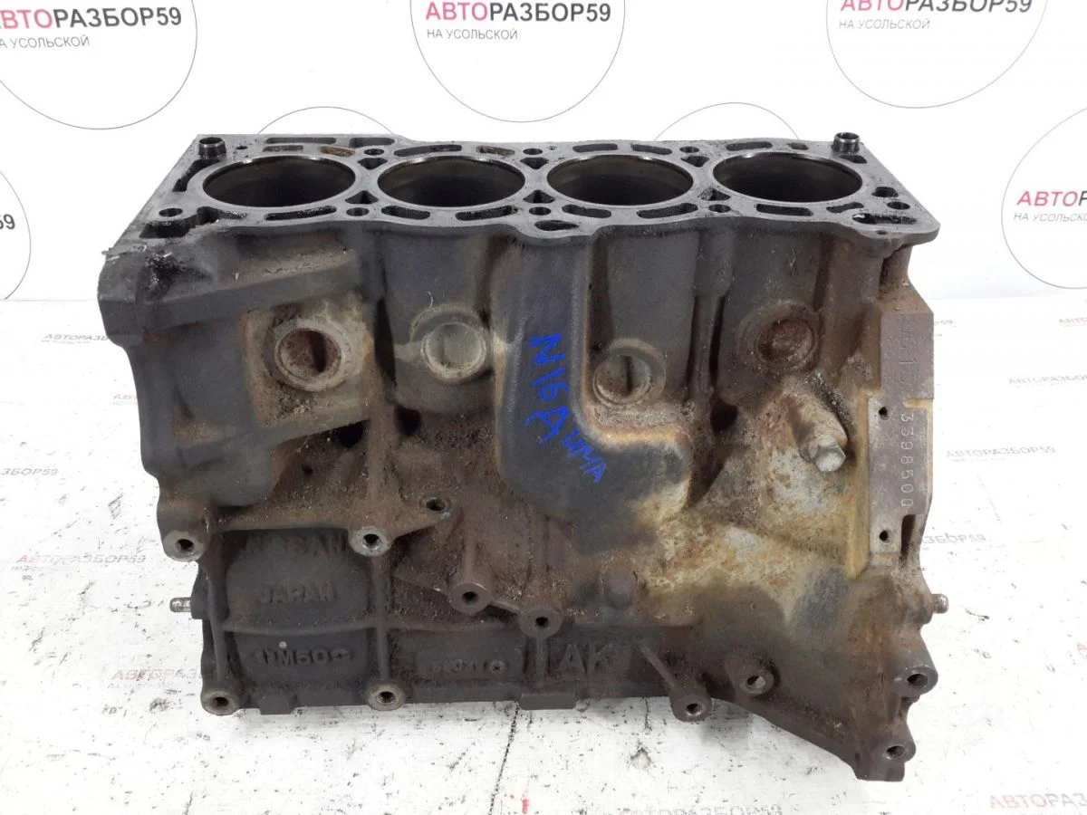 Блок двигателя Nissan Almera N16 (2000—2003)