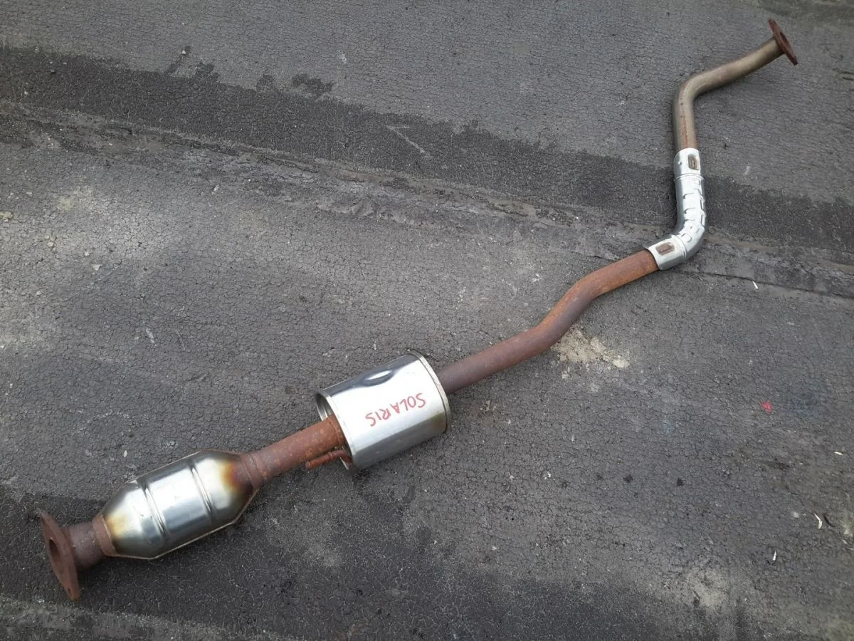 Средняя часть глушителя Hyundai Solaris I (2010—2014)