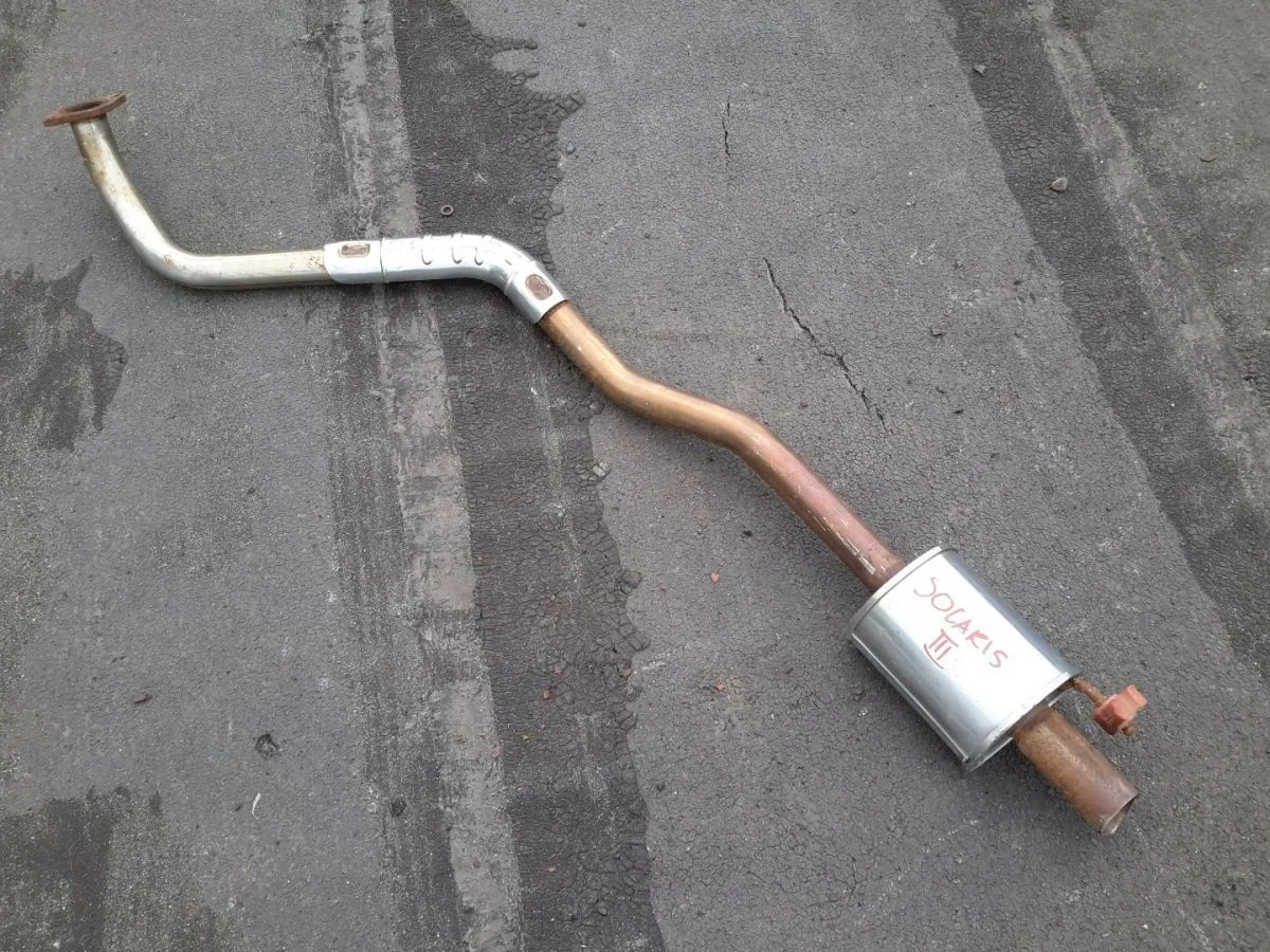 Средняя часть глушителя Hyundai Solaris I (2010—2014)