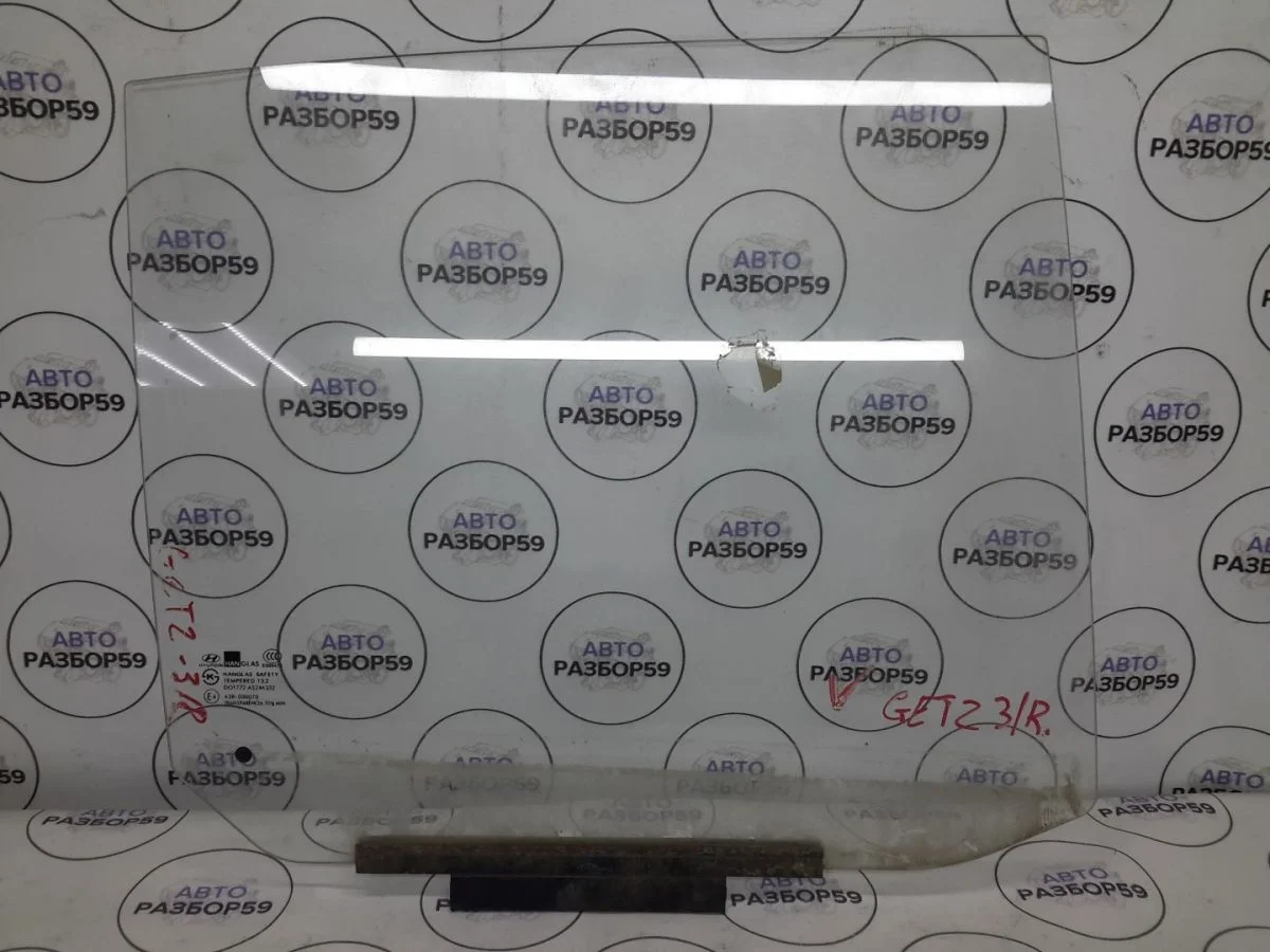 Стекло заднее правое Hyundai Getz I (2002—2005)