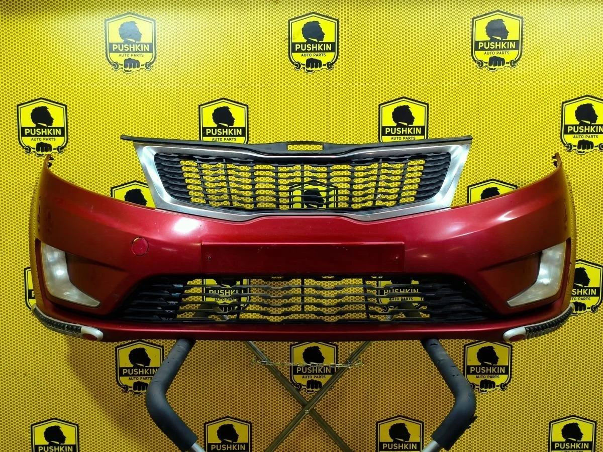 Бампер KIA Rio 2013 865114Y000 QB G4FC, передний