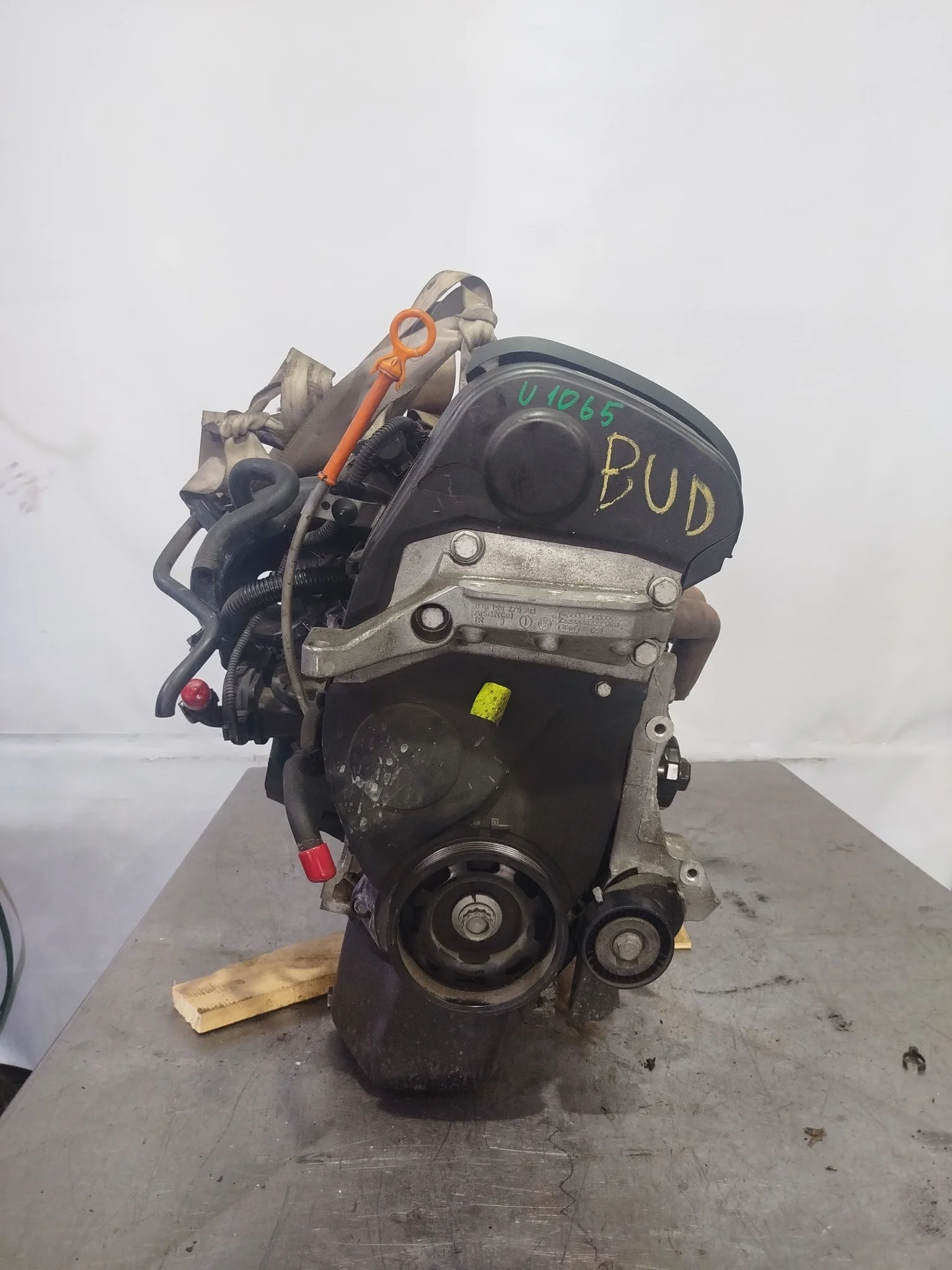 Двигатель VOLKSWAGEN SKODA BUD CADDY FABIA GOLF POLO 1K1 2CA 2CB 2CH 2CJ... 2KH 2KJ 6Y2 6Y3 6Y5 9N1 9N2 9N3 9N4 MK5 ДВИГАТЕЛЬ ИЗ ЯПОНИИ 2WD 4WD 036100038P U1065-210976