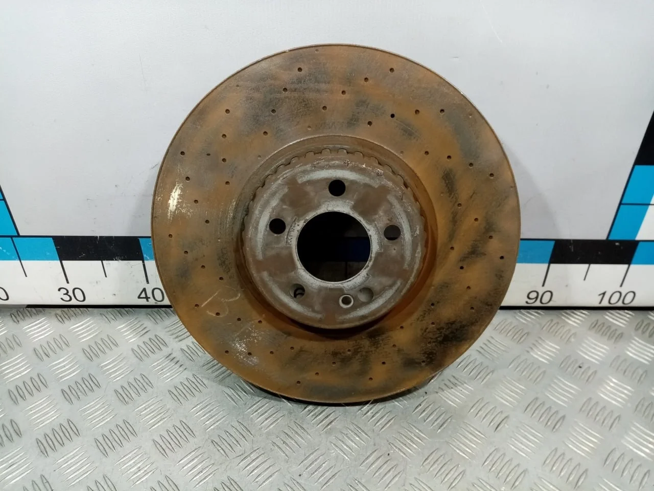 [Б/У] Диск тормозной передний вентилируемый - Отсаток 35мм [ХОРОШЕЕ] [Код: 00607991 ]