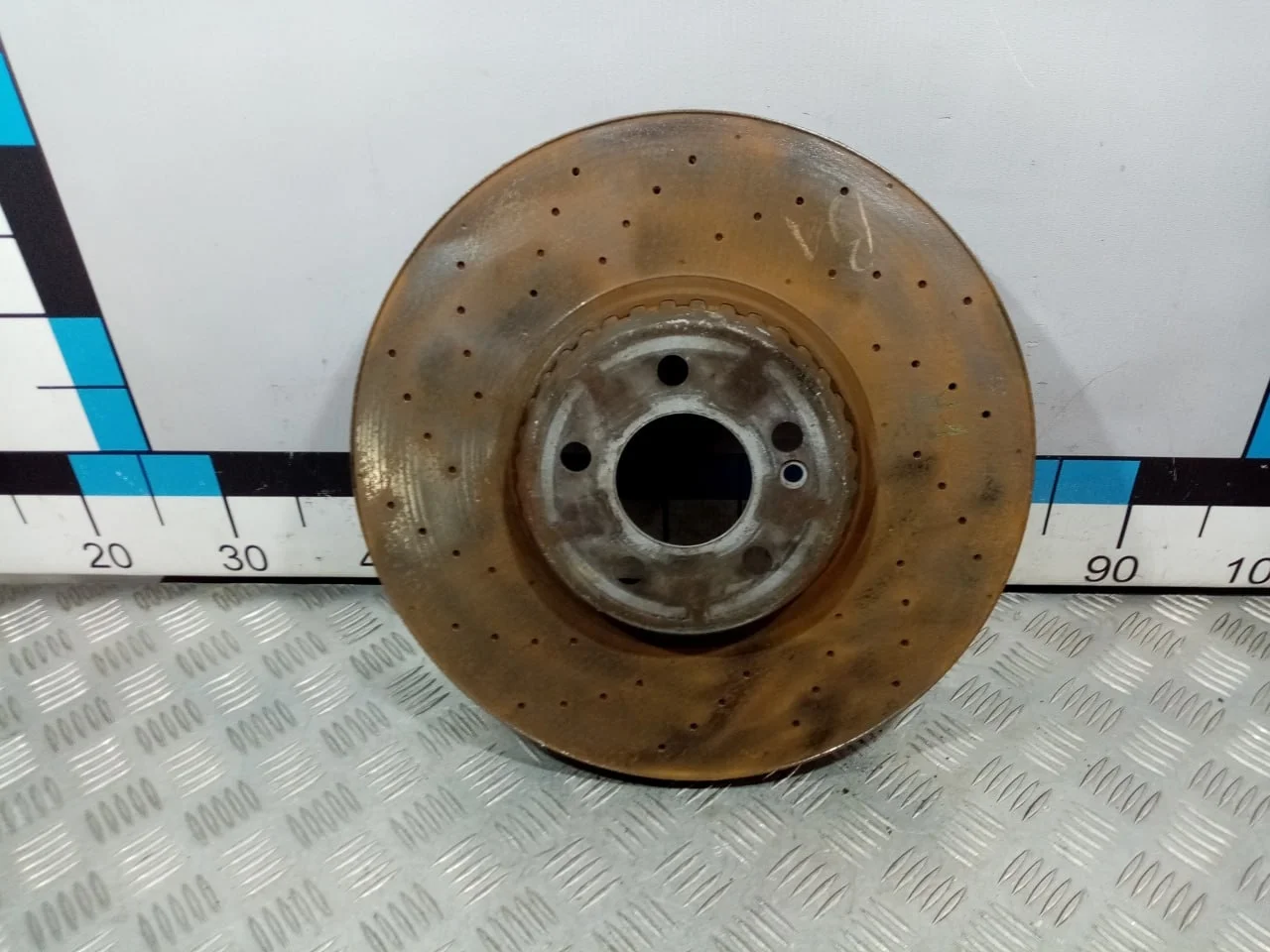 [Б/У] Диск тормозной передний вентилируемый - Отсаток 35мм [ХОРОШЕЕ] [Код: 00607992 ]