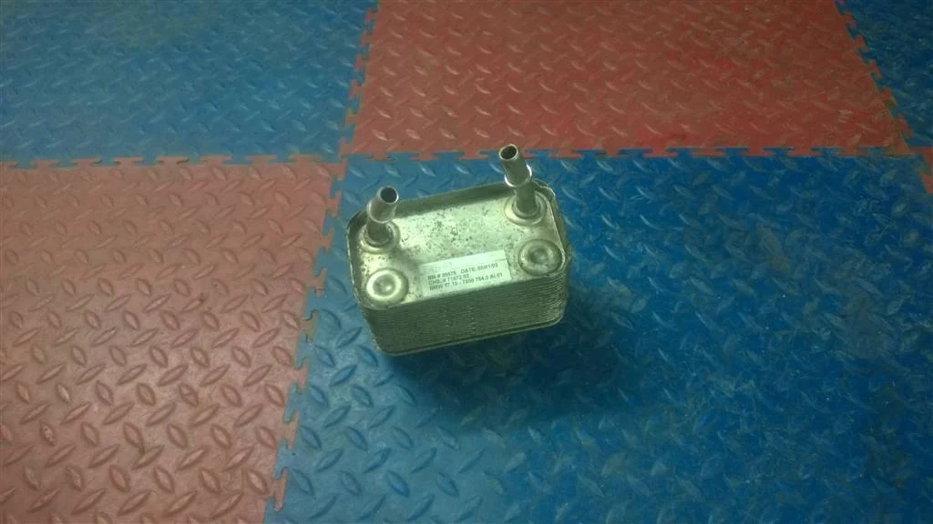 радиатор маслоохладитель акпп BMW X5 E53 17207500754  M54B30 231 лс 3.0i 2003 BLACK SAPPHIRE METALLIC (475)