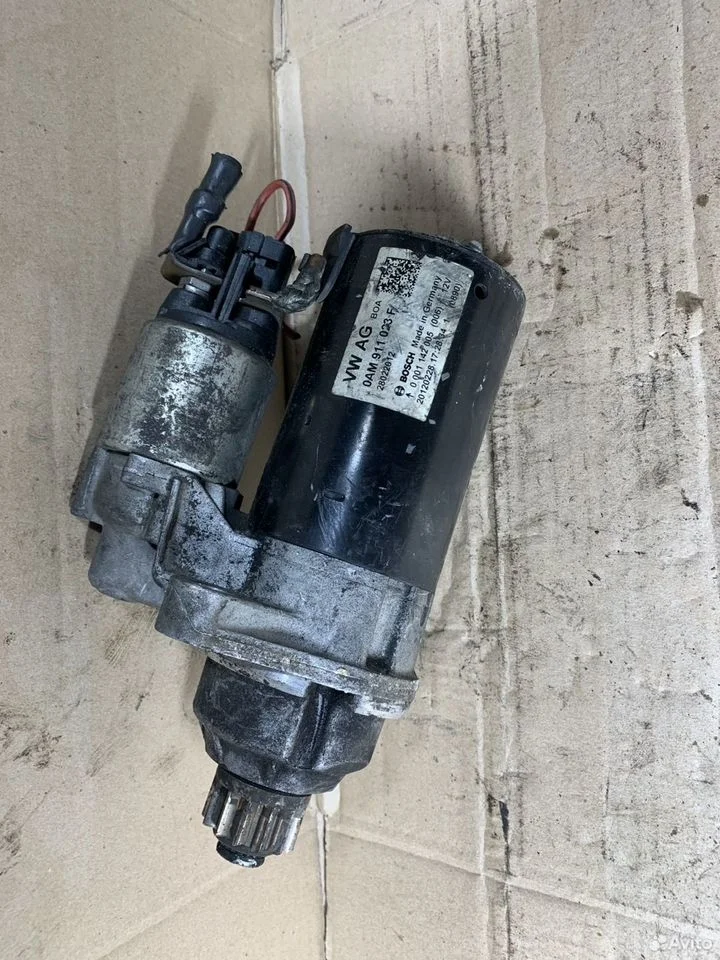 Стартер dsg 7 1.2 cbzb vw skoda 0am911023f