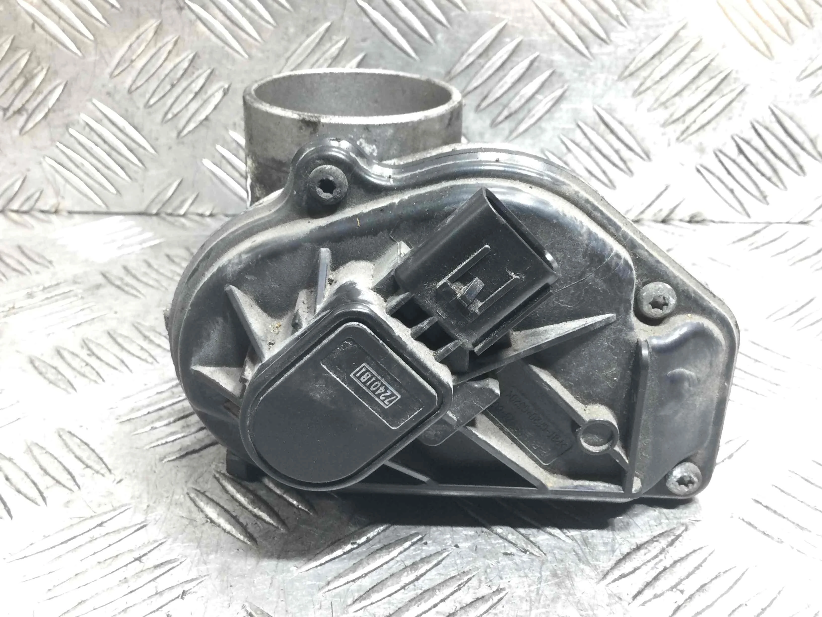 Заслонка дроссельная Ford Focus 2 поколение (2005-2008) бензин 1.6 i Механика Х/б