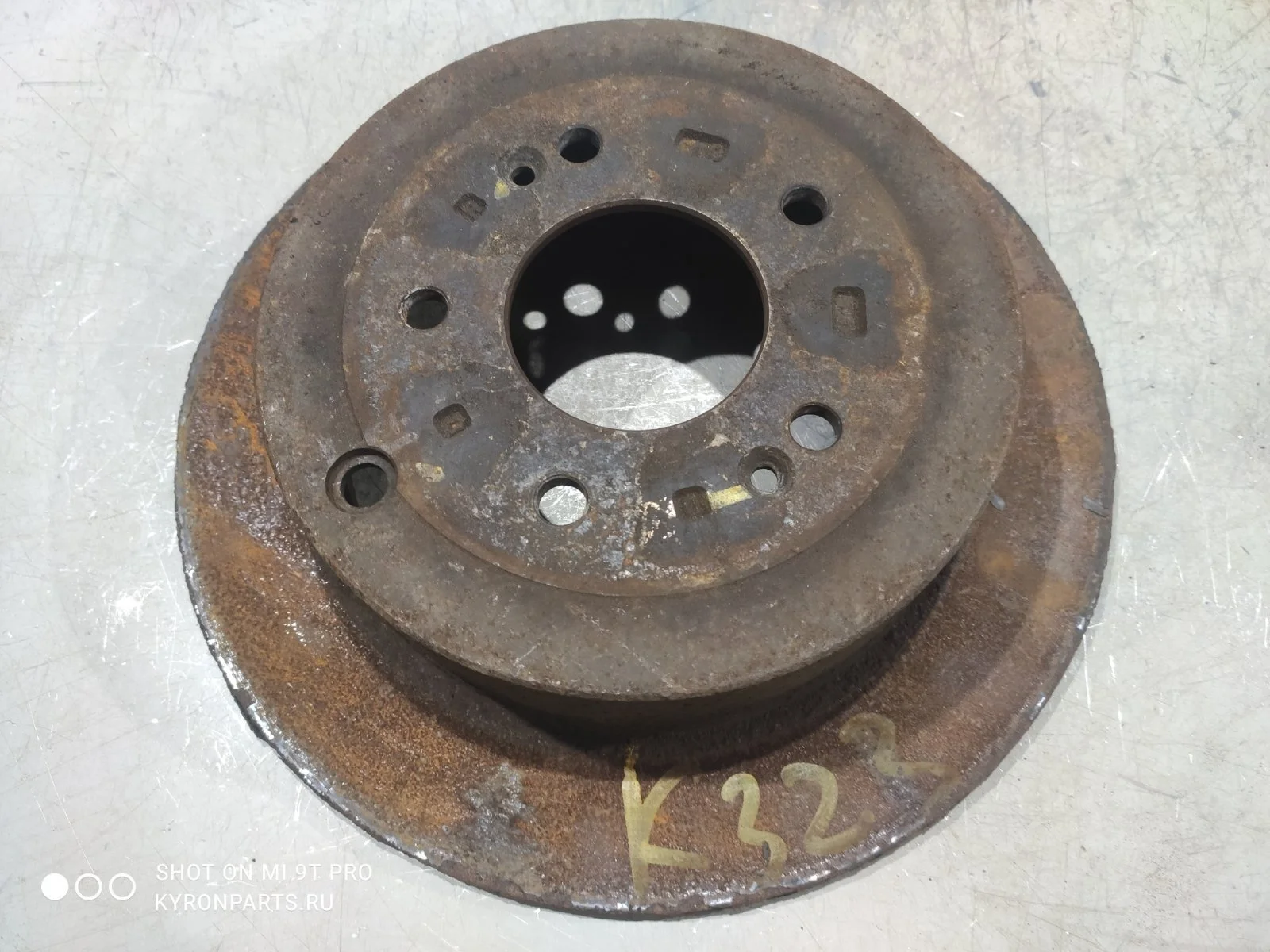 Диск тормозной Hyundai Santa Fe 2009 CM