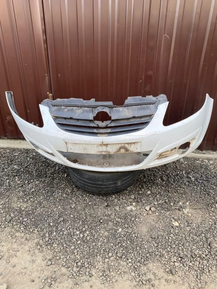 Бампер передний opel corsa D