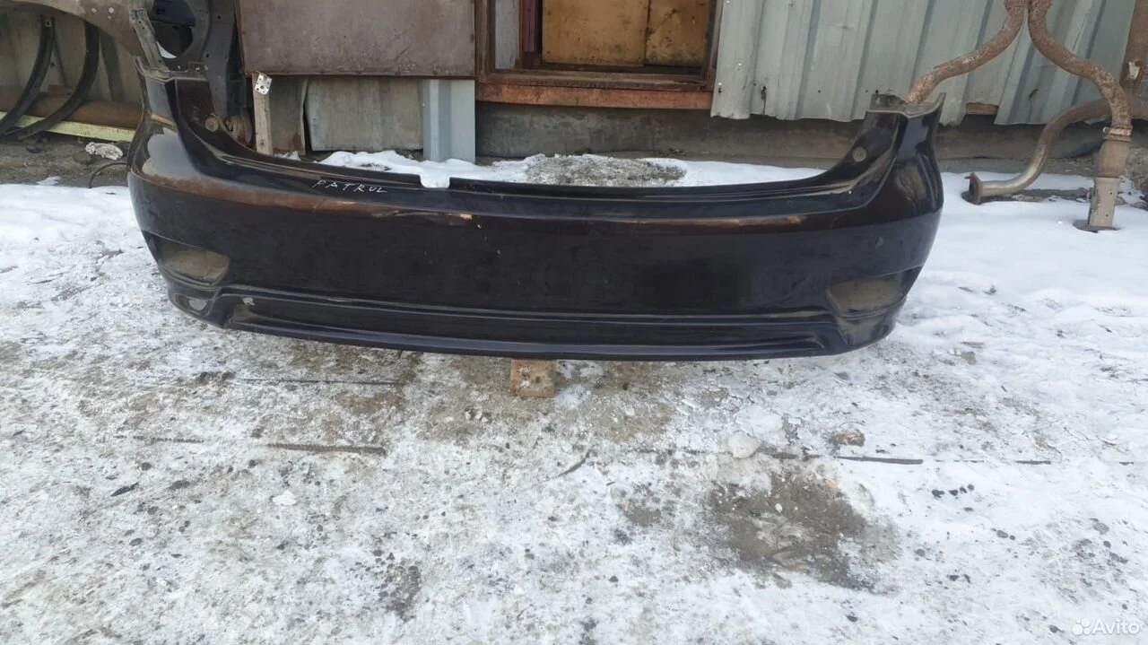 Бампер задний ниссан патрол y62