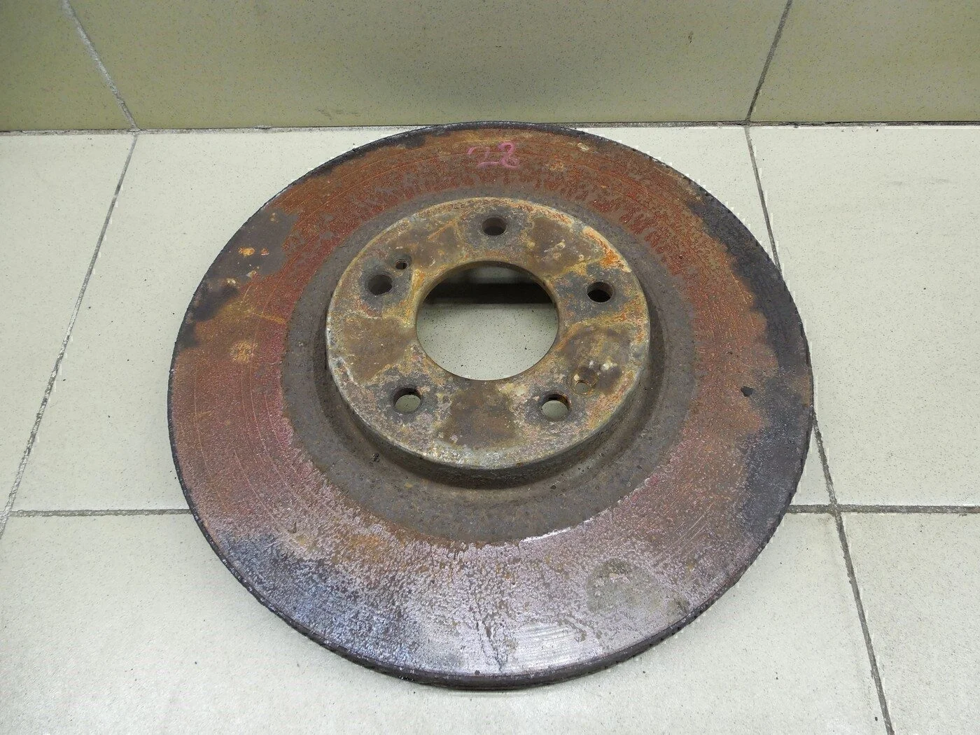 Диск тормозной передний вентилируемый Sorento 2009>