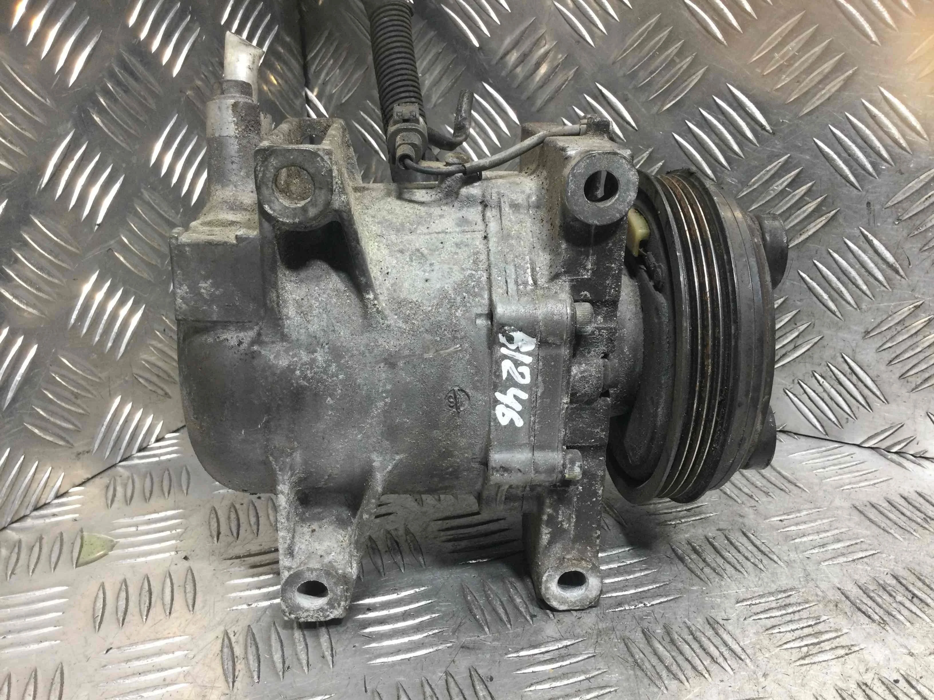 Компрессор кондиционера Subaru Impreza 2 поколение [2-й рестайлинг] (2005-2007) бензин 2.0 i Автомат