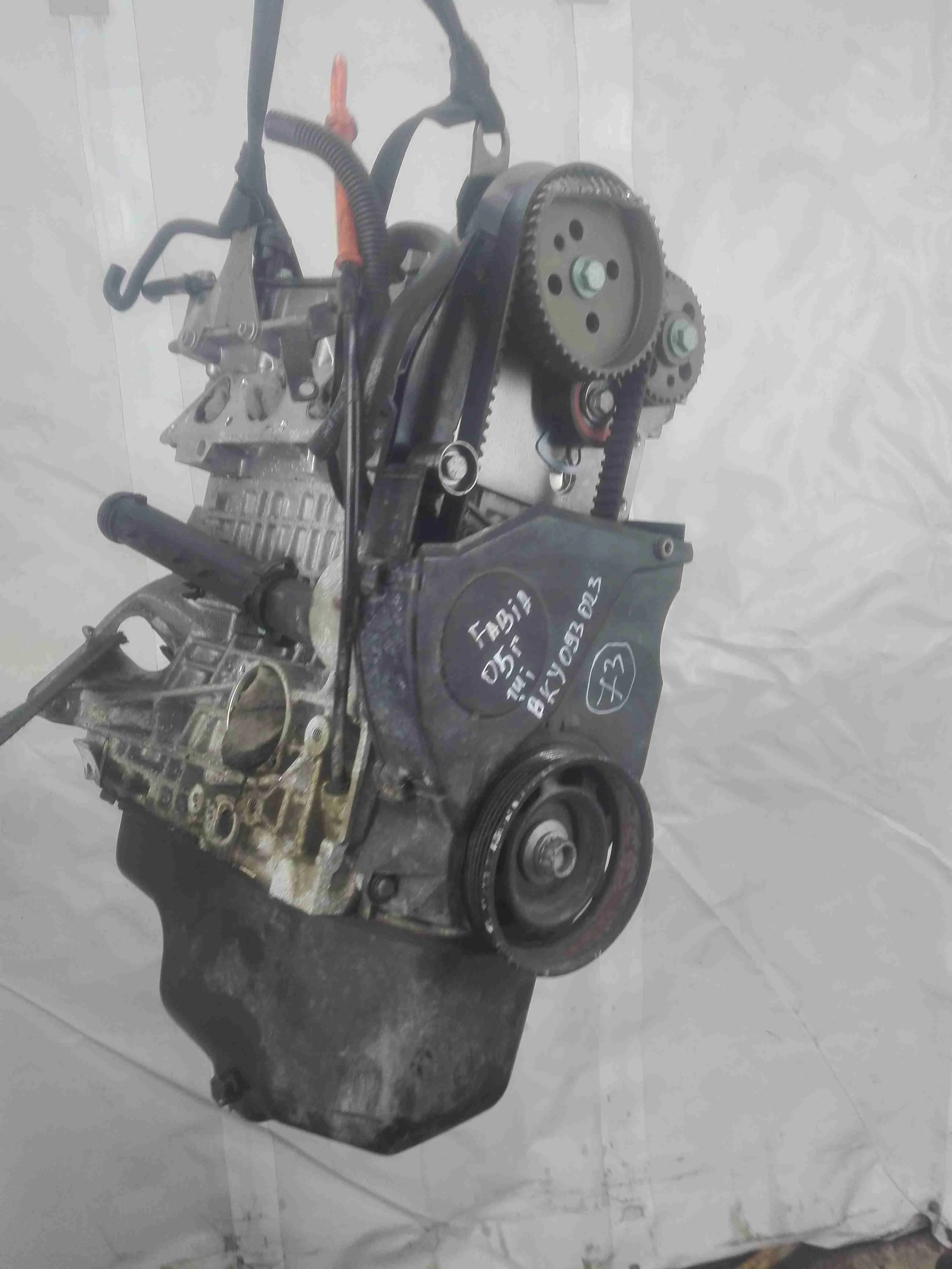 Двигатель Skoda Fabia Fabia I (6Y) 2004-2007 рестайлинг 2005 1,4 Бензин МКПП Хэтчбек.