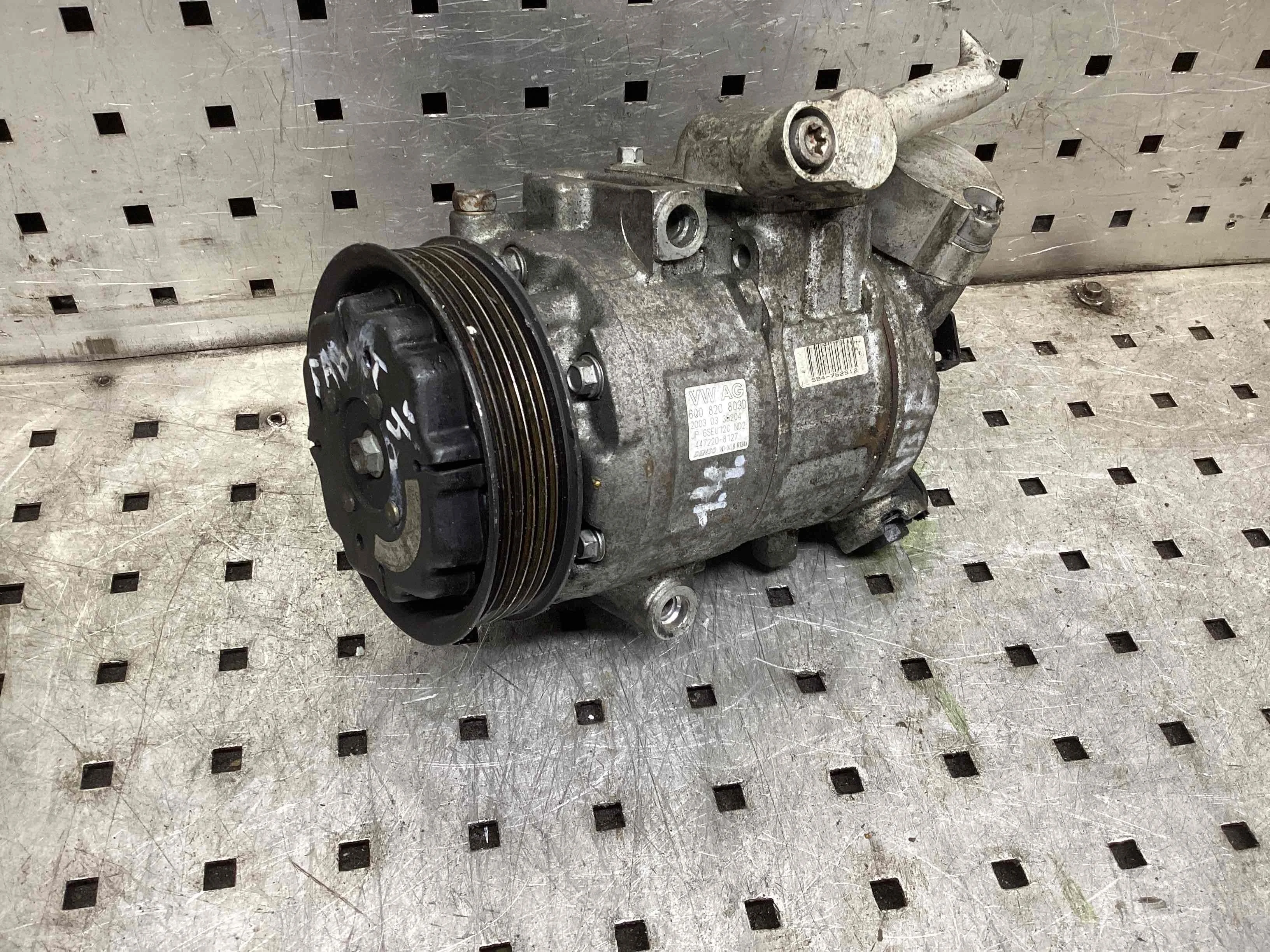 Компрессор кондиционера Skoda Fabia Fabia I (6Y) 1999-2004 2003 1,9 Дизель МКПП Универсал.