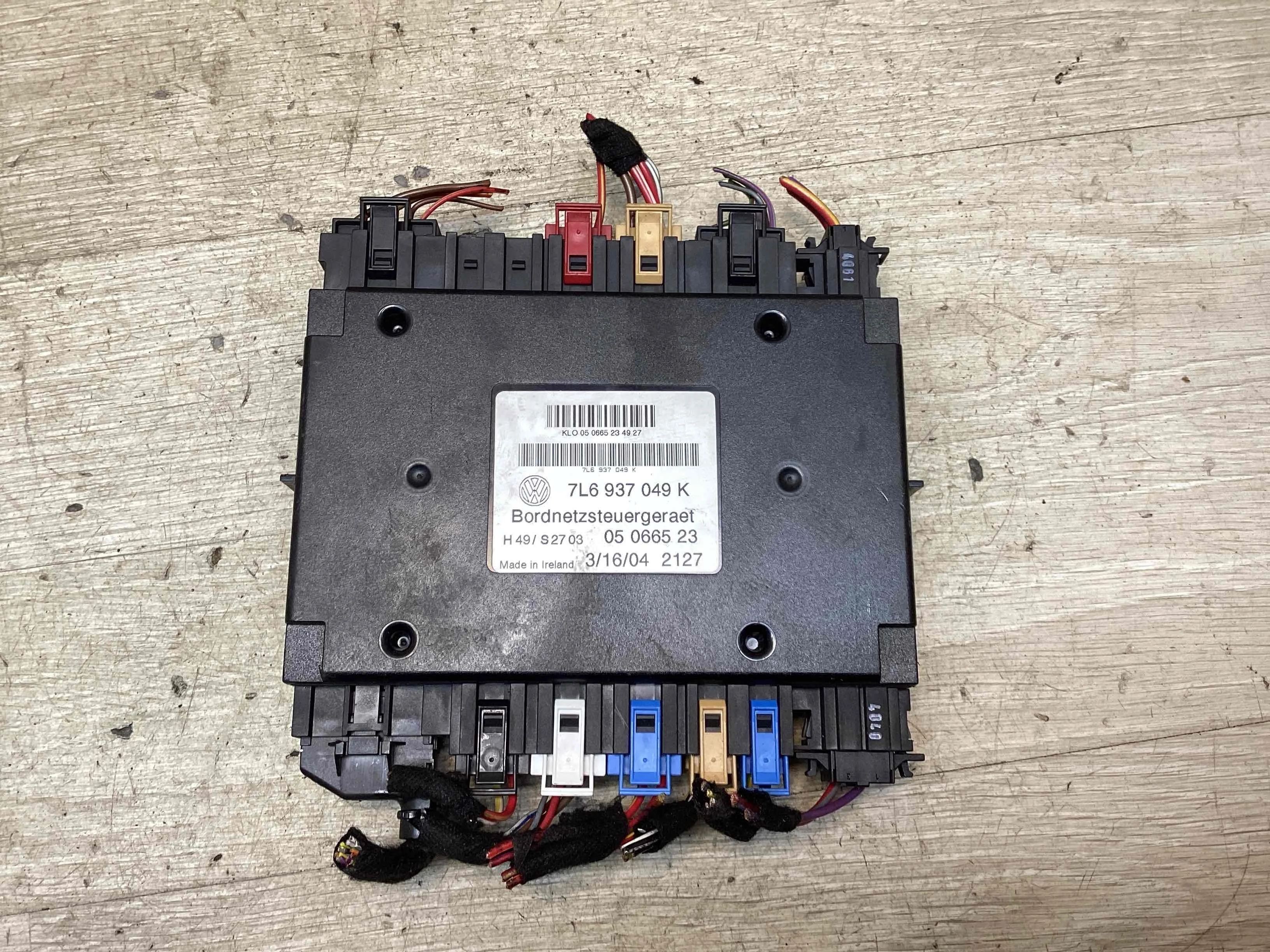 Блок бортовой сети (блок управления BCM) Volkswagen Touareg Touareg I (7L) 2002-2006 2004 2,5 Дизель