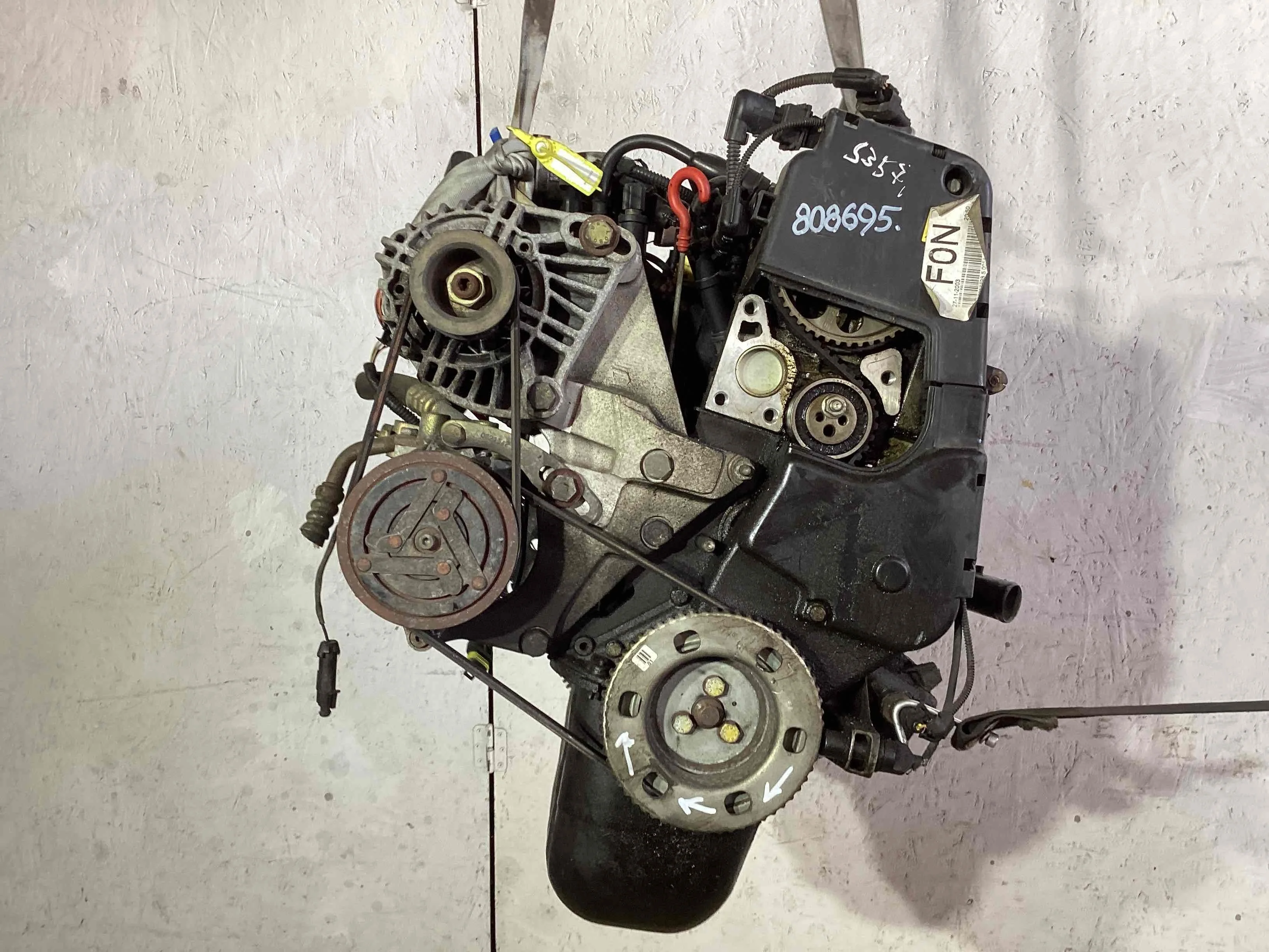 Двигатель Fiat Punto Punto II (188) 2003-2005 рестайлинг 2003 1,2 Бензин МКПП 5ст. Хэтчбек 5дв.