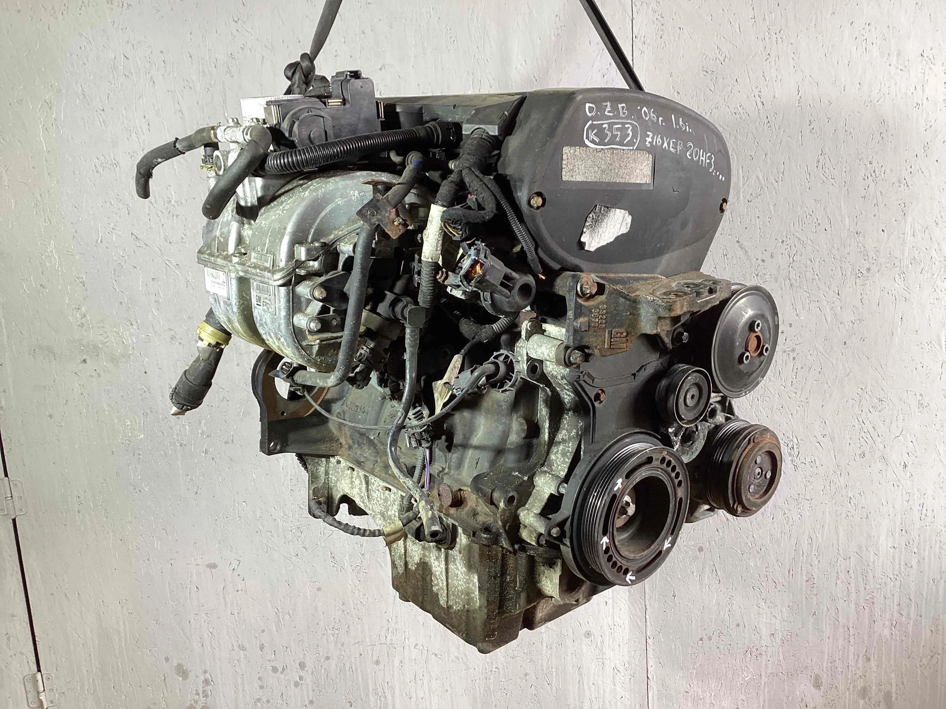 Двигатель Opel Zafira Zafira B 2005-2008 2006 1,6 Бензин МКПП 5ст. Минивэн.