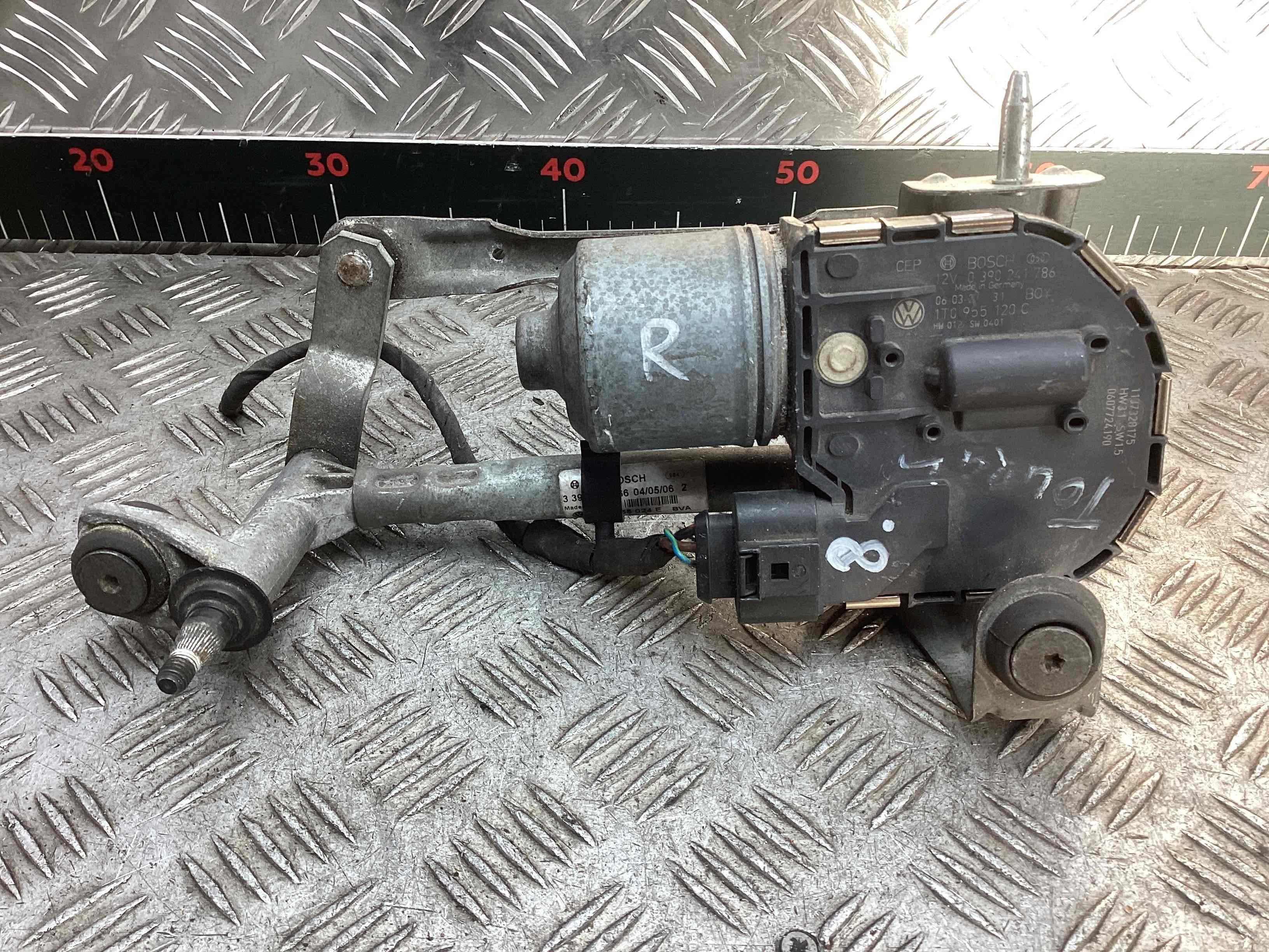 Механизм стеклоочистителя (трапеция дворников) Volkswagen Touran Touran I (1T) 2006-2010 рестайлинг 2007