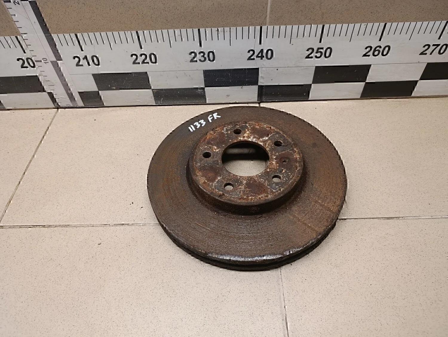 Диск тормозной передний вентилируемый Captiva (C100) 2006-2010