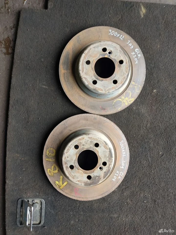 Задний тормозной диск mercedes glk x204