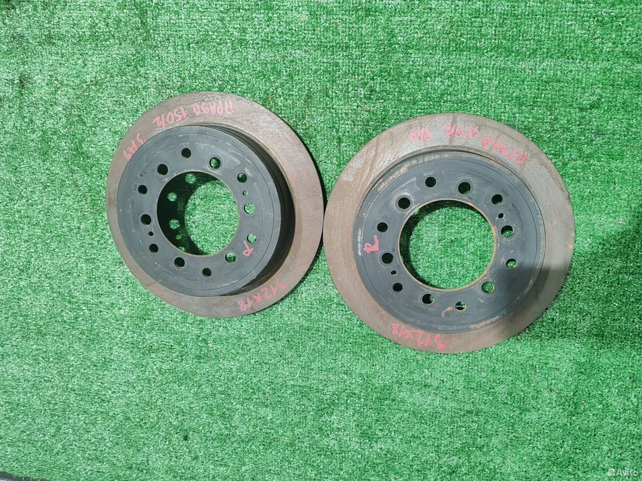 Диск тормозной задний toyota prado 150 рест 21г