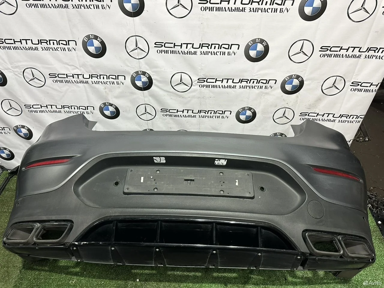 Бампер задний mercedes glc coupe c253 amg 6.3 а253