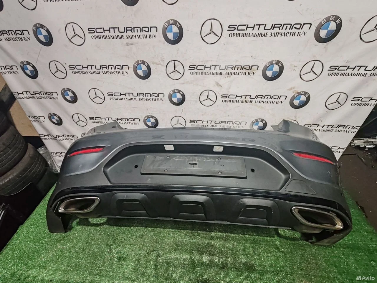 Бампер задний mercedes glc coupe c253