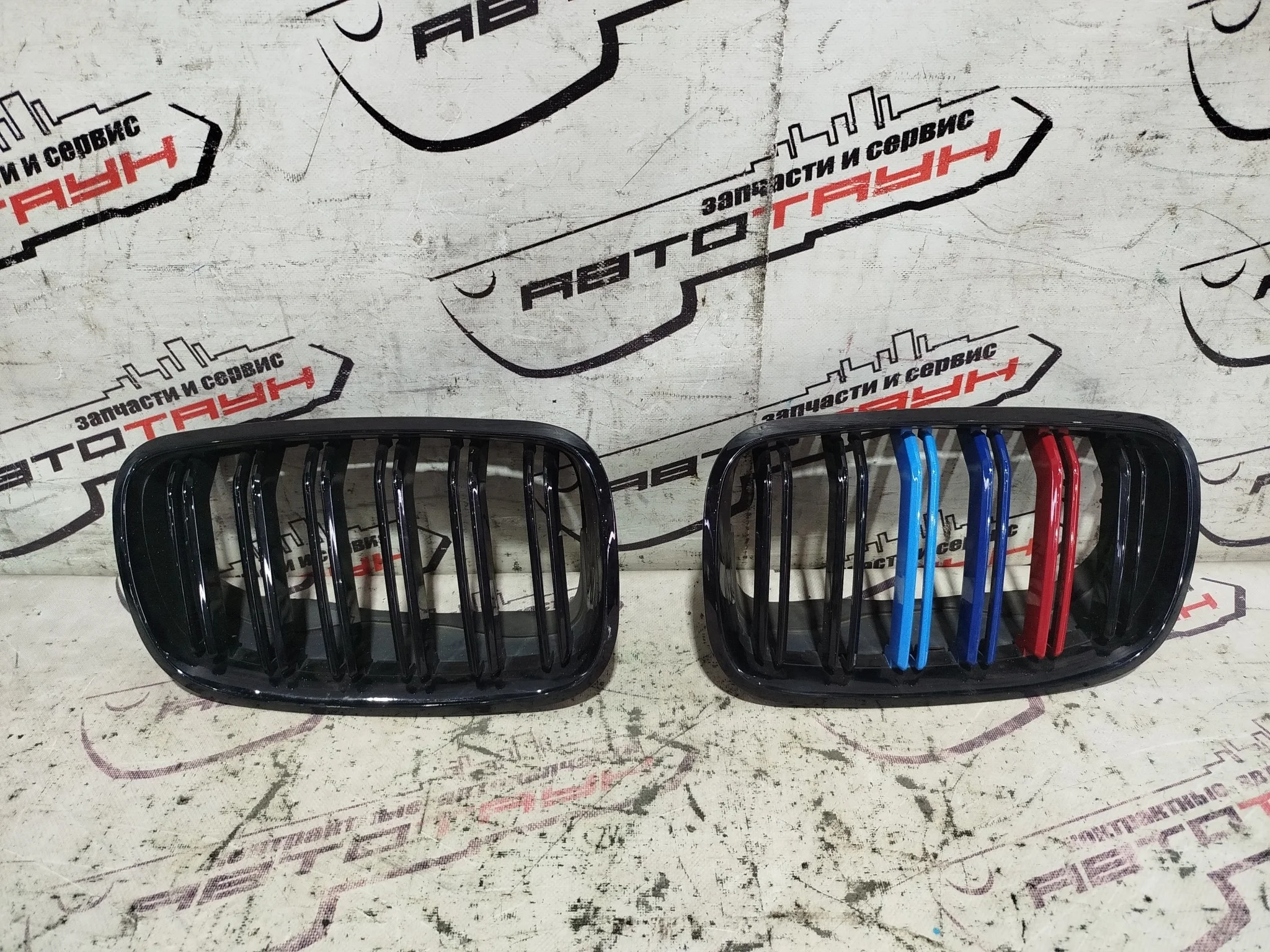 РЕШЕТКА РАДИАТОРА BMW X5 X6 E70 E71 E72 ЛЕВАЯ ПРАВАЯ TUNING 51137157687 КОМПЛЕКТ 2 ШТ. DY326Z